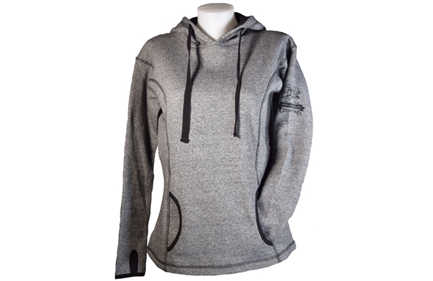 womens black sports hoodie