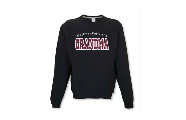 Grandma Crewneck Sweatshirt Small Black