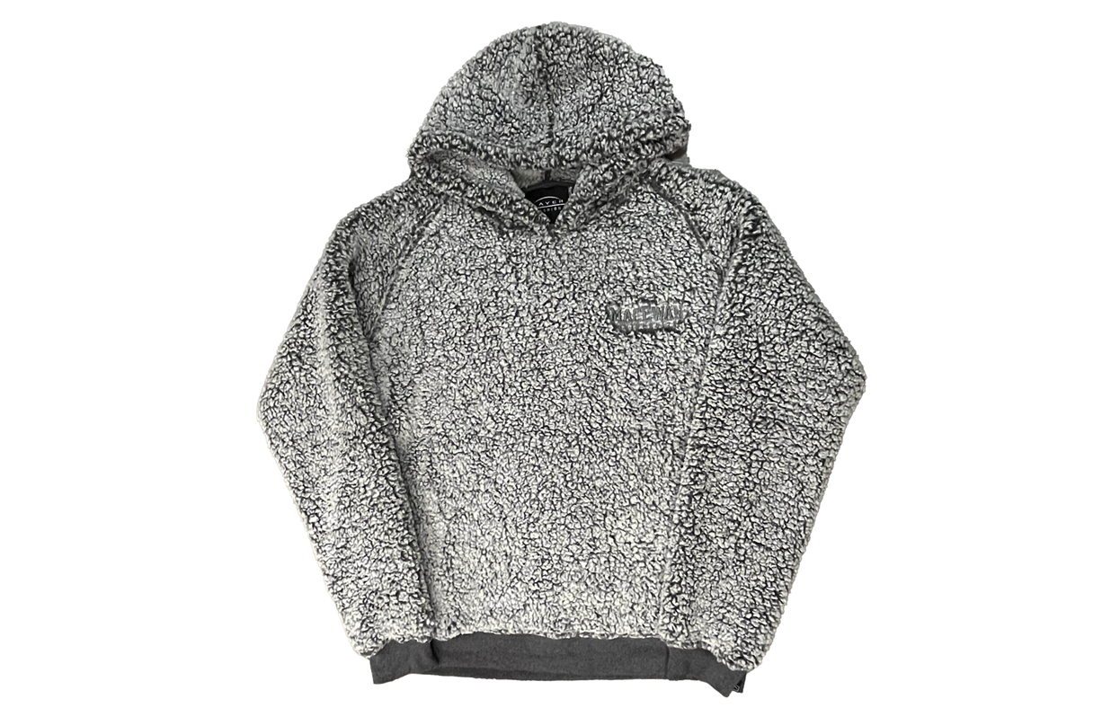 Sherpa Hoodie Small Grey