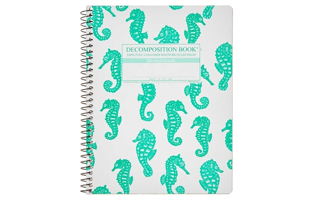 Seahorses Blank Coil Book